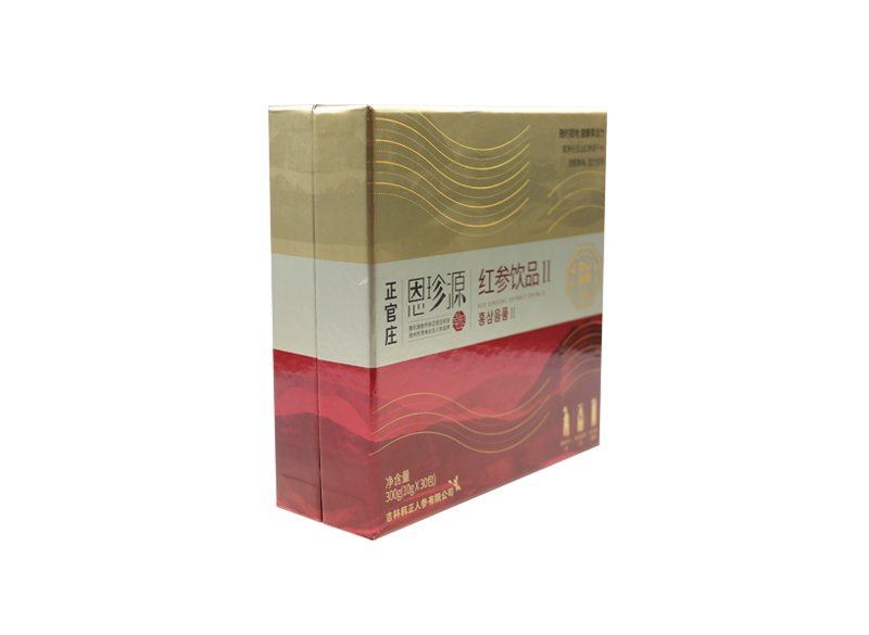 正官(guan)莊紅蓡(shen)飲(yin)品Ⅱ包裝盒(he)